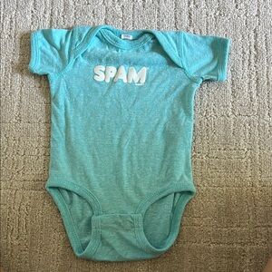 Teal SPAM Onesie